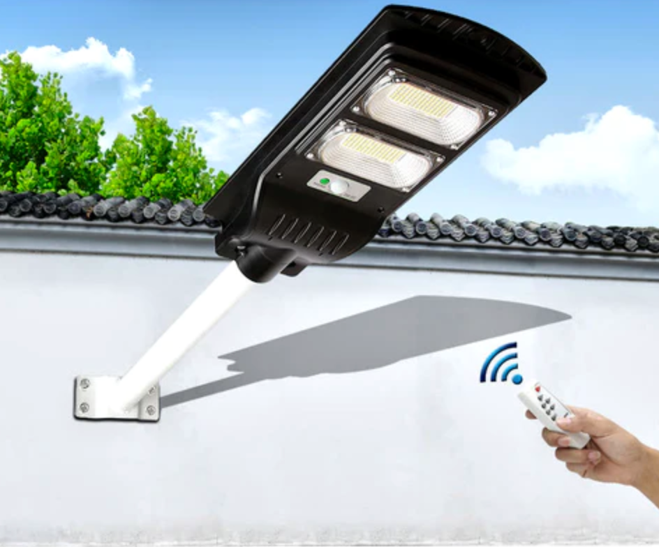 Bright Outdoor 90W Solar Powered Street Lamp - Pexav