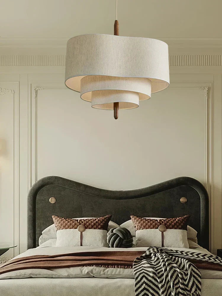 Soft Fabric Hanging Light Fixture for Modern Homes