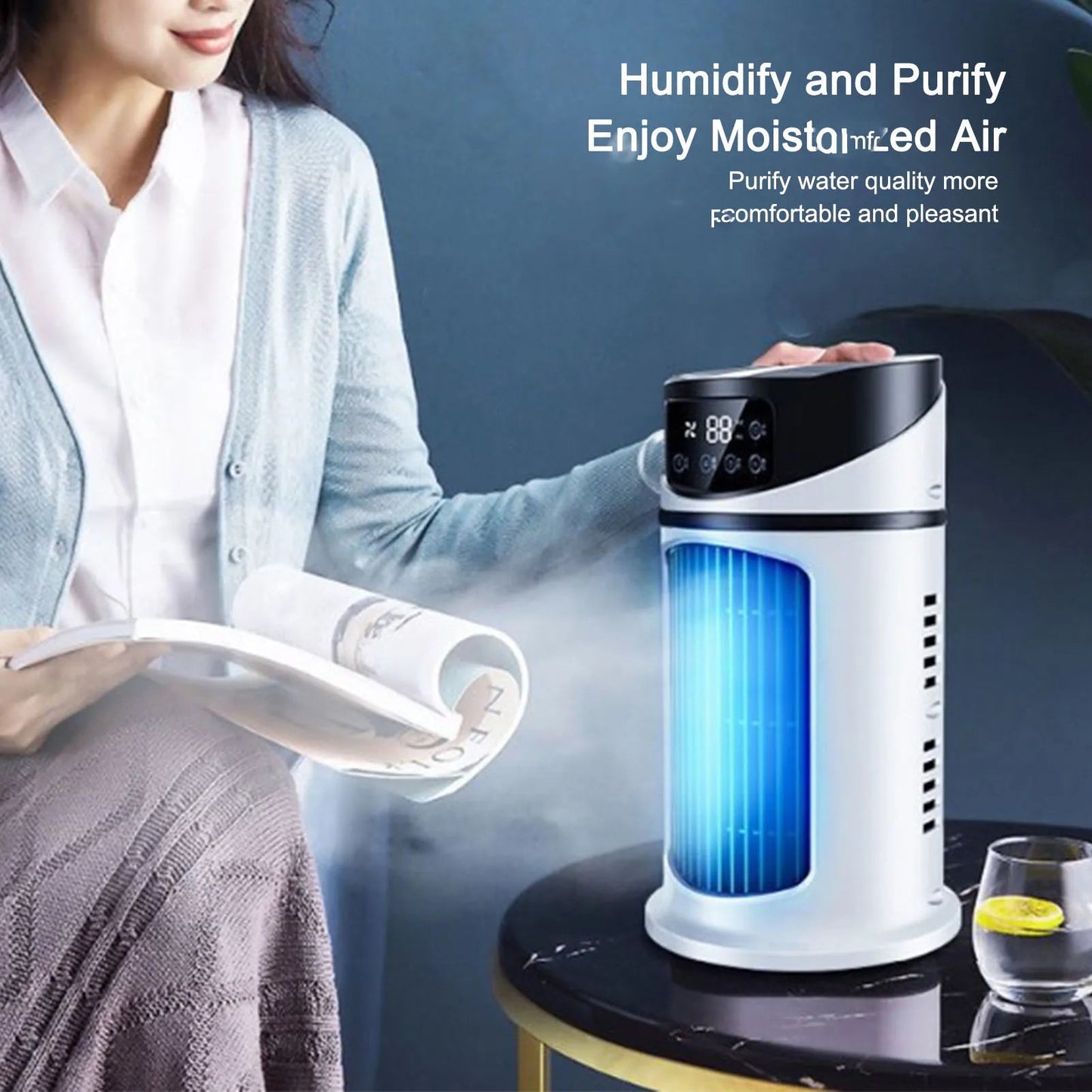 Compact 3-in-1 Air Cooler for Home Office