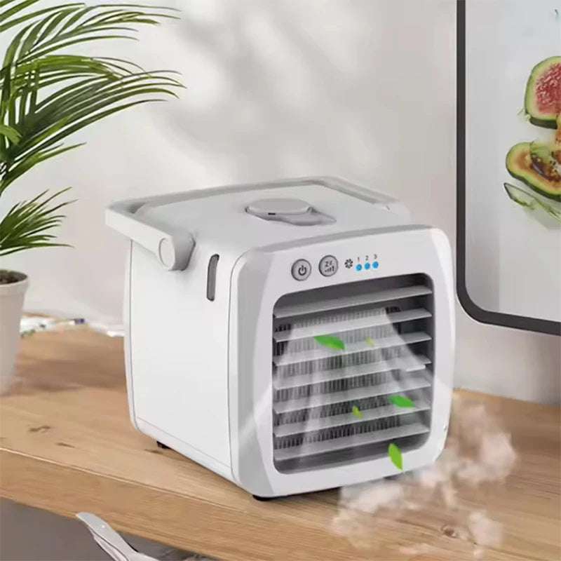 Compact 4-in-1 Air Conditioner with Dehumidifier & Cleaner - Pexav