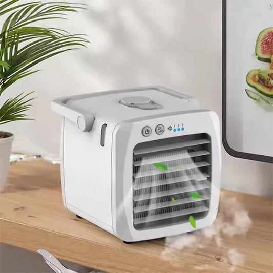Compact 4-in-1 Air Conditioner with Dehumidifier & Cleaner - Pexav