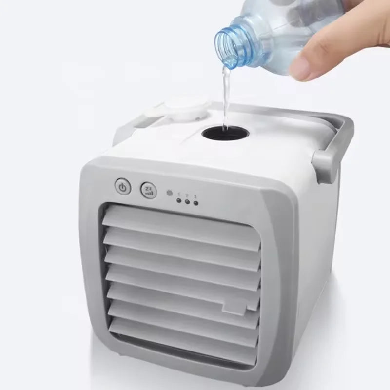 Compact 4-in-1 Air Conditioner with Dehumidifier & Cleaner