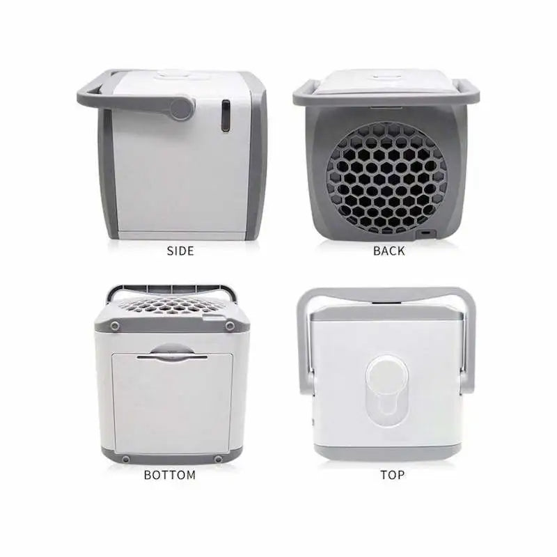 Compact 4-in-1 Air Conditioner with Dehumidifier & Cleaner