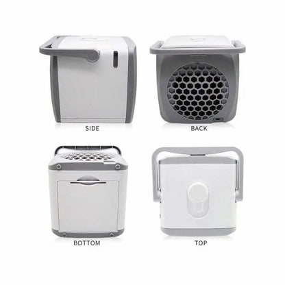 Compact 4-in-1 Air Conditioner with Dehumidifier & Cleaner