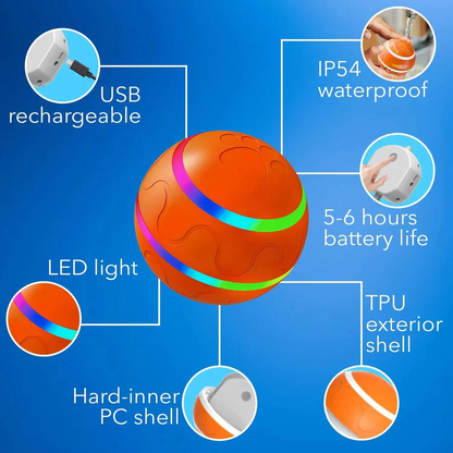 Fun Pet Rolling Ball Toy for Dogs and Cats