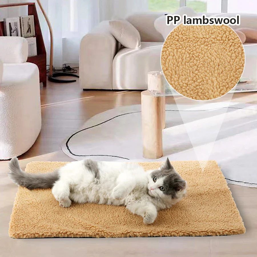 Reusable Thermal Pet Bed for Cats and Dogs