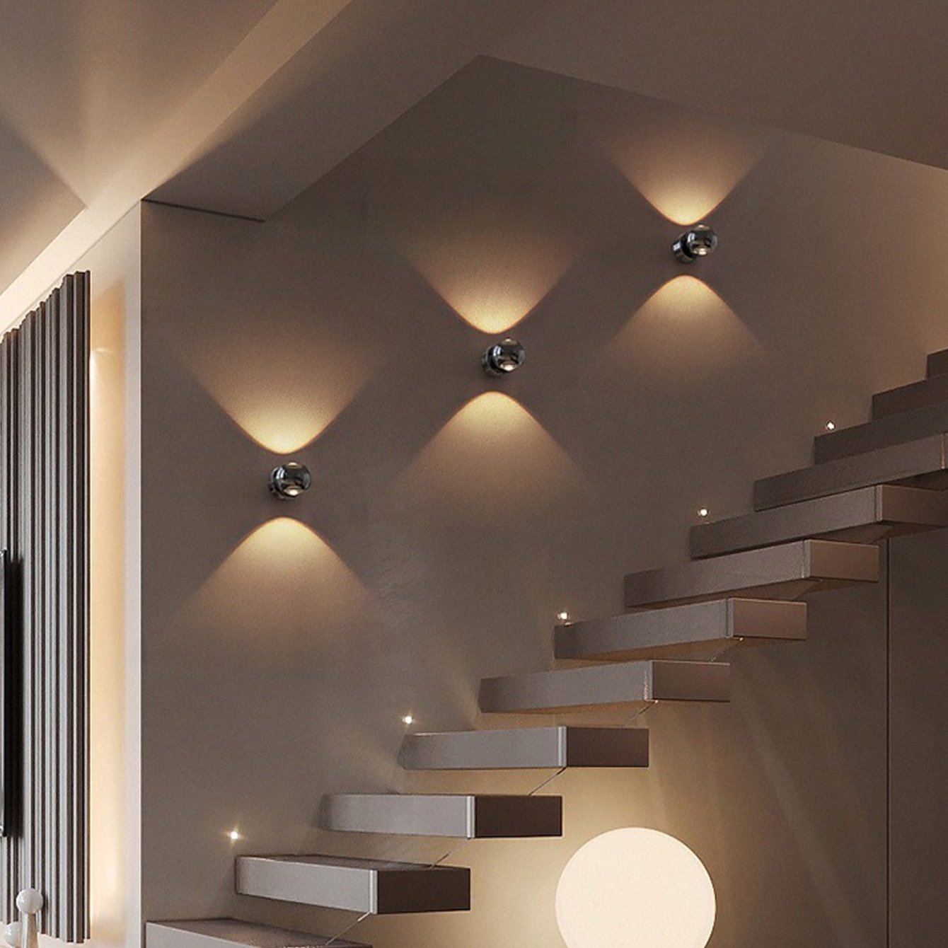 Simple Circular LED Wall Light - Pexav