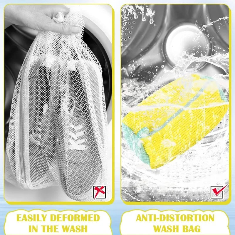 2 Pack Shoe Laundry Wash Bags