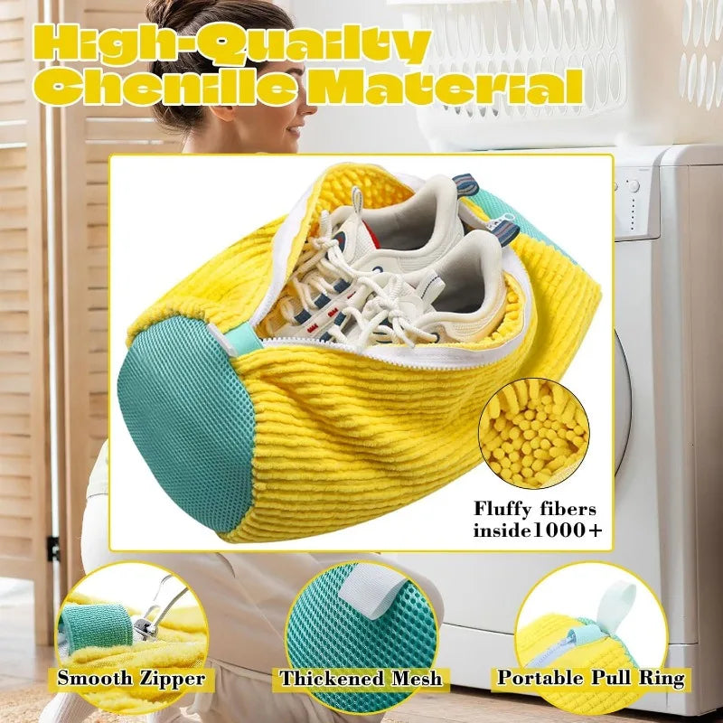 2 Pack Shoe Laundry Wash Bags