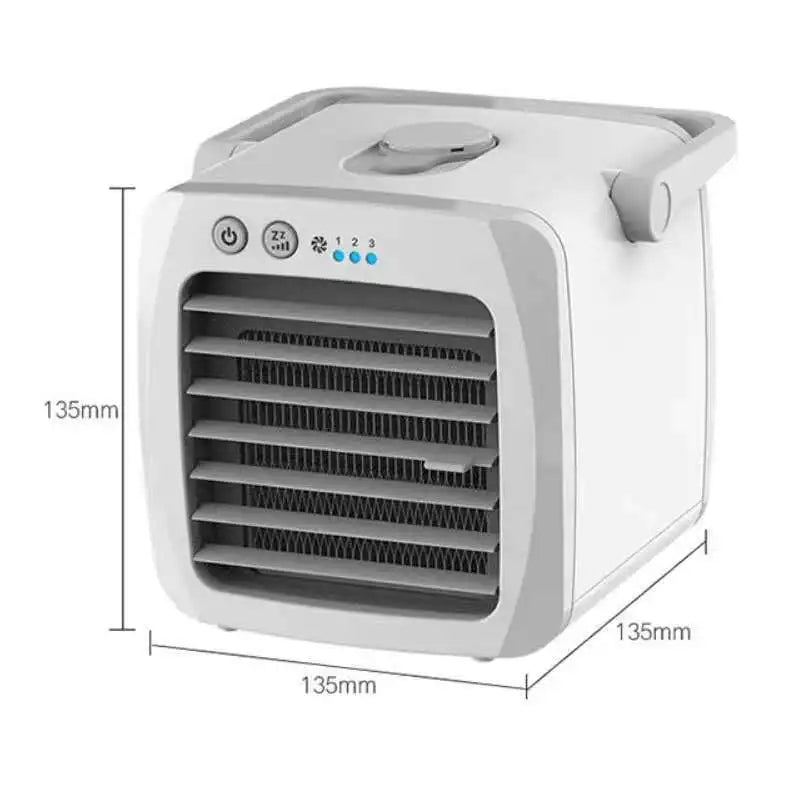 Compact 4-in-1 Air Conditioner with Dehumidifier & Cleaner