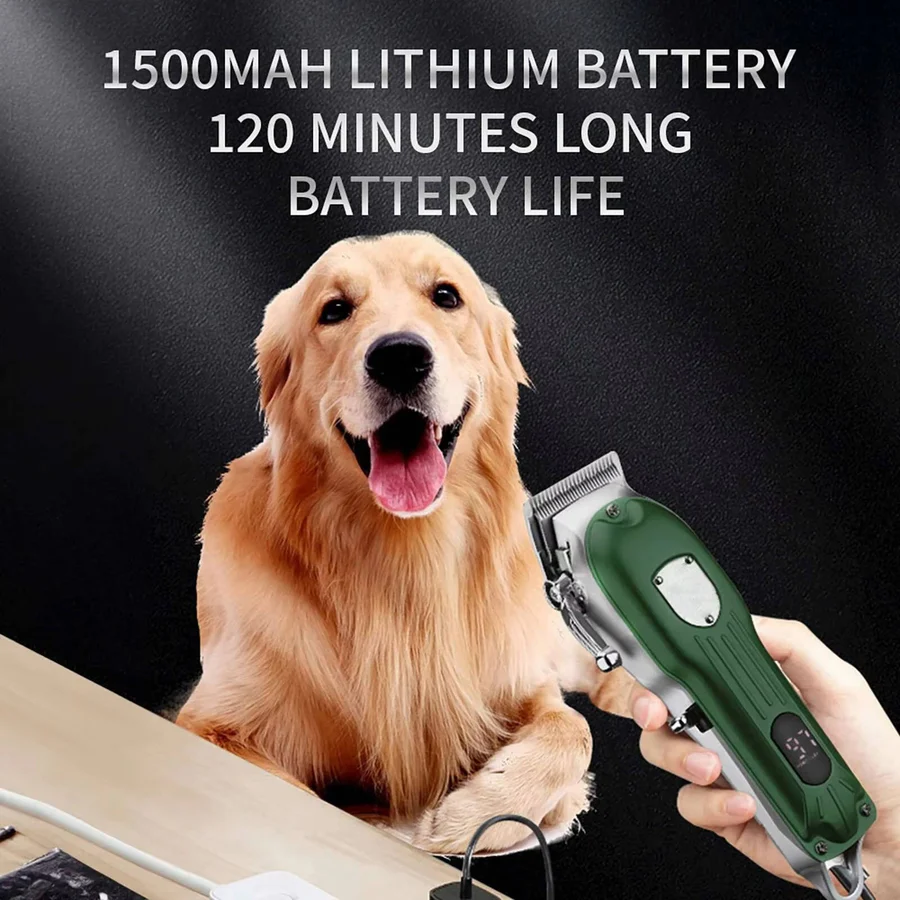 Premium Pet Grooming Clipper with Rechargeable Trimmer