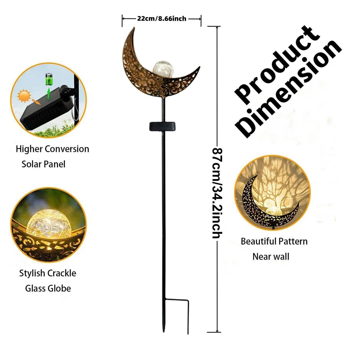 Solar Powered Yard Landscape Lights