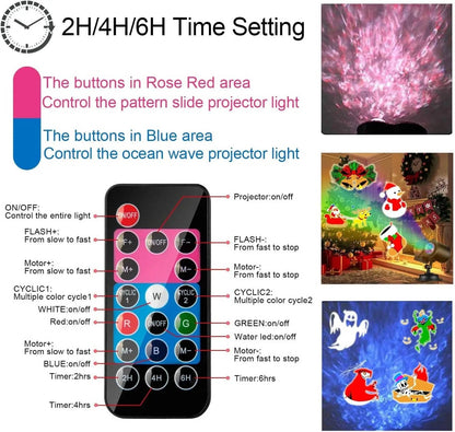 Colorful Outdoor Christmas Laser Light Display