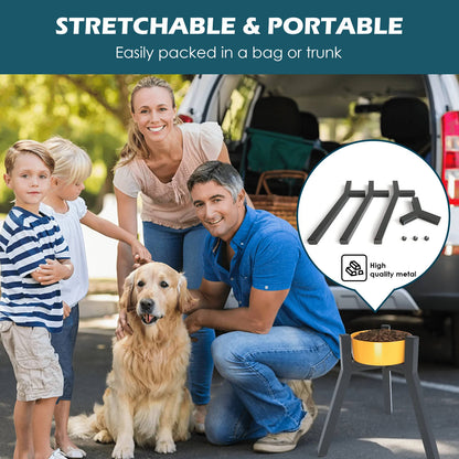 Adjustable Pet Food Bowl Holder