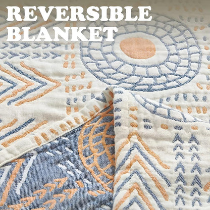 Soft Plush Reversible Throw Blanket