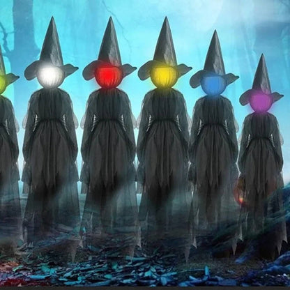 Spooky Sound Activated Witch Halloween Decor