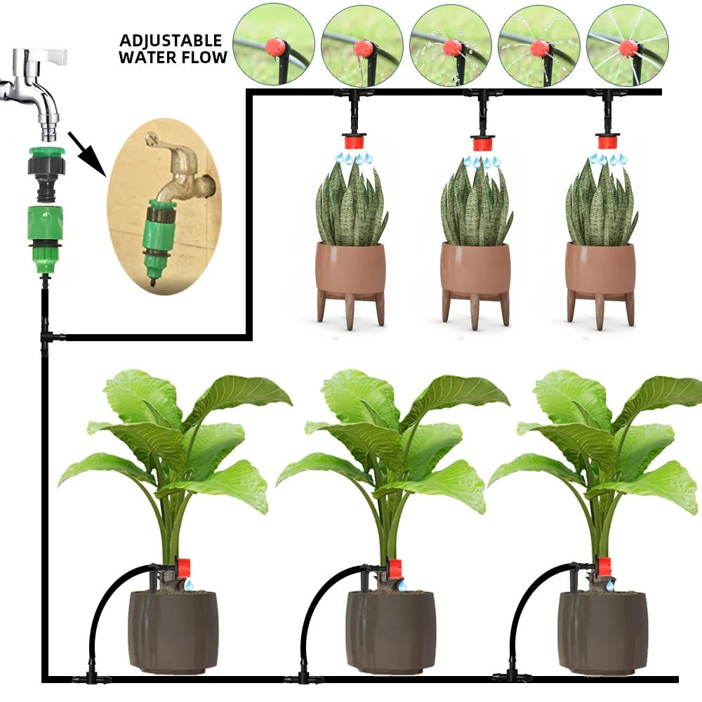 Water Saving Auto Garden Irrigation Kit