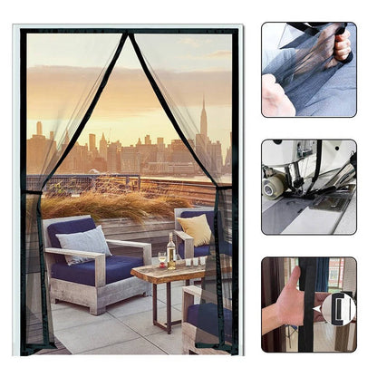 Adjustable Magnetic Screen Door Fits Any Size