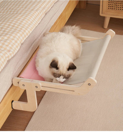 Cozy Pet Wooden Hammock Bed