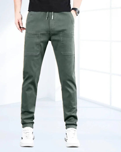 Flexible Men's Cargo Pants with Extra Pockets