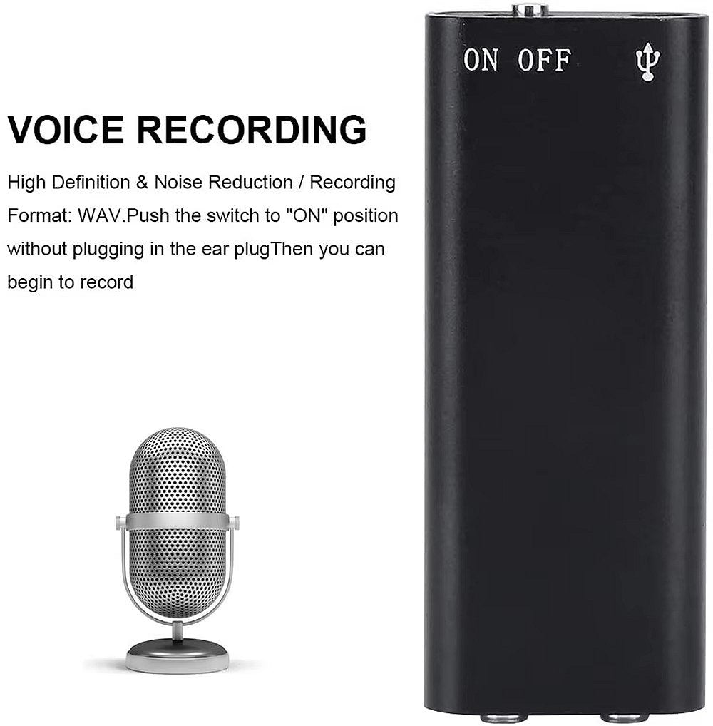 Small Spy Audio Recording Device