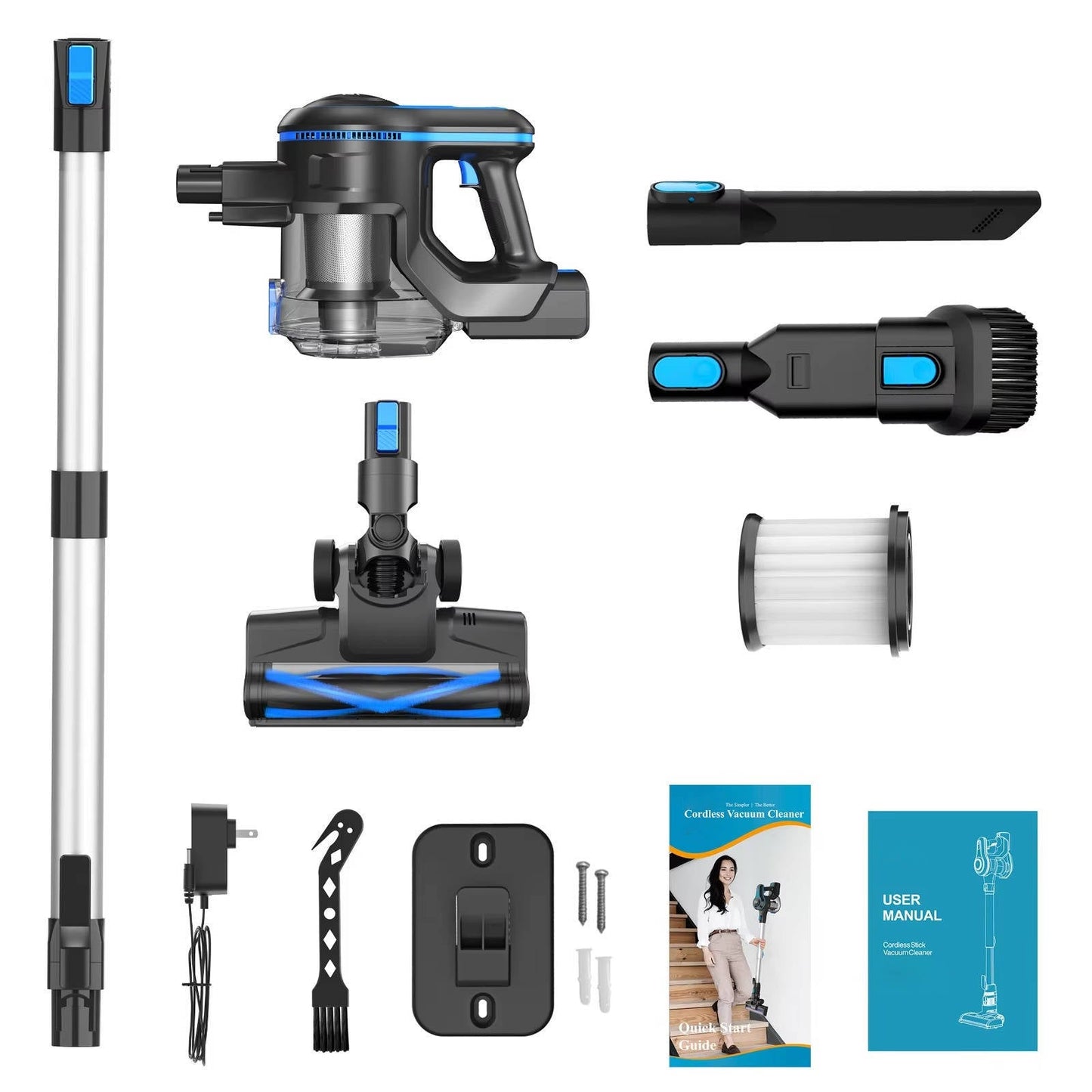 Wireless Rechargeable Home Vacuum Cleaner