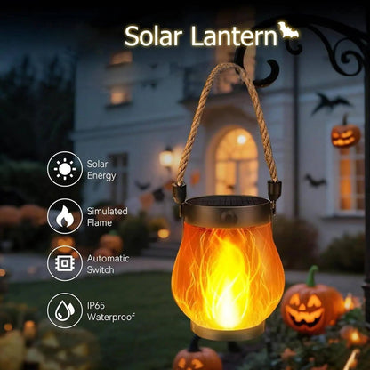 Warm Outdoor Patio Solar Lanterns