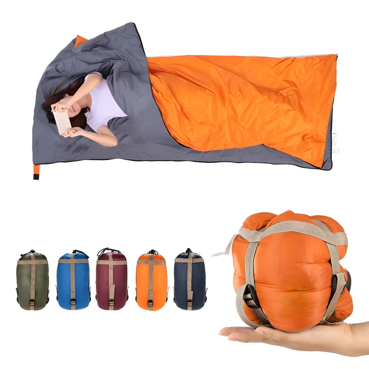 Warm Adult Camping Sleeping Bag - Pexav