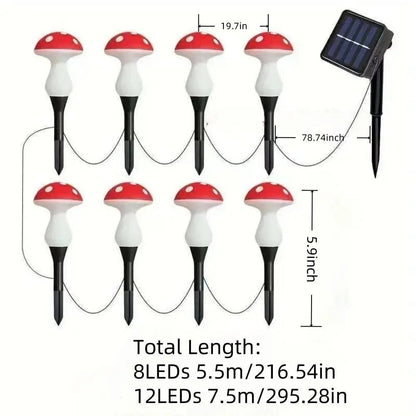 Bright Outdoor Solar Powered Garden Lights
