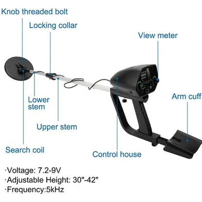 Advanced Gold Metal Detector for Treasure Hunting