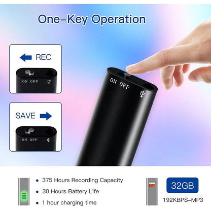 Small Spy Audio Recording Device