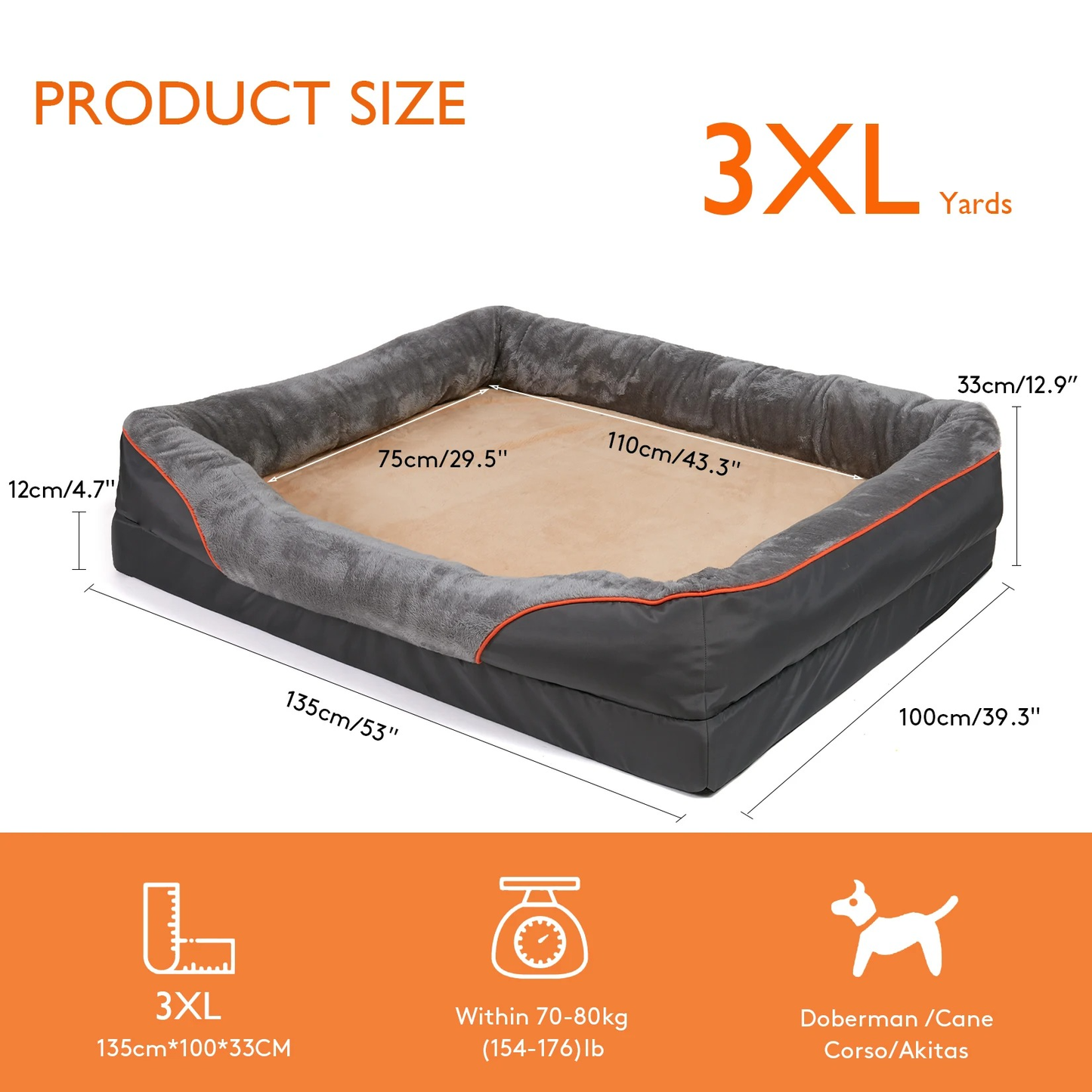 Comfortable Supportive Pet Bed