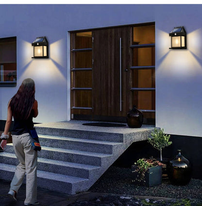 2 Pack Waterproof Outdoor Solar Lamp