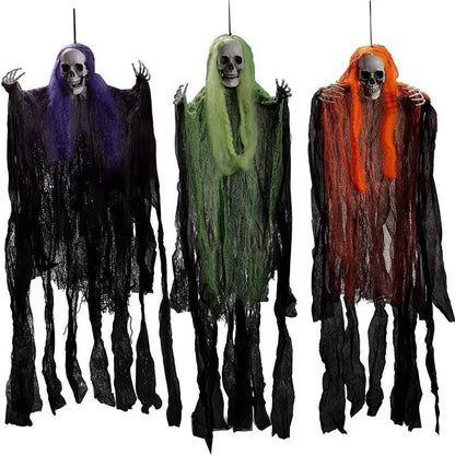 Spooky Life Like Halloween Decorations Set of 3