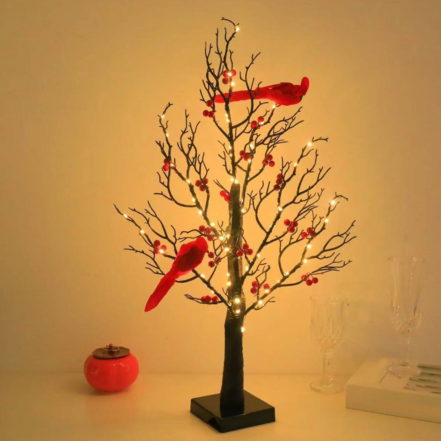 Sparkling LED Tabletop Trees