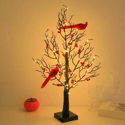 Sparkling LED Tabletop Trees