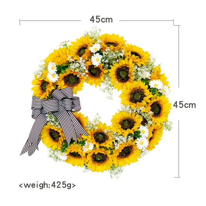 Bright Floral Spring Wreath