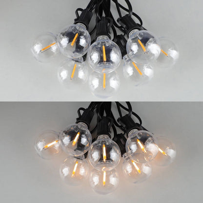 Bright Patio Solar String Lights