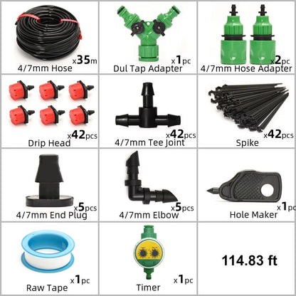 Water Saving Auto Garden Irrigation Kit