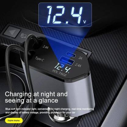 Compact 120W Car Power Adapter