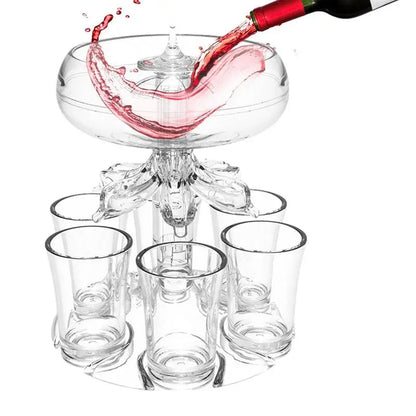 Compact 6 Shot Bar Drink Server