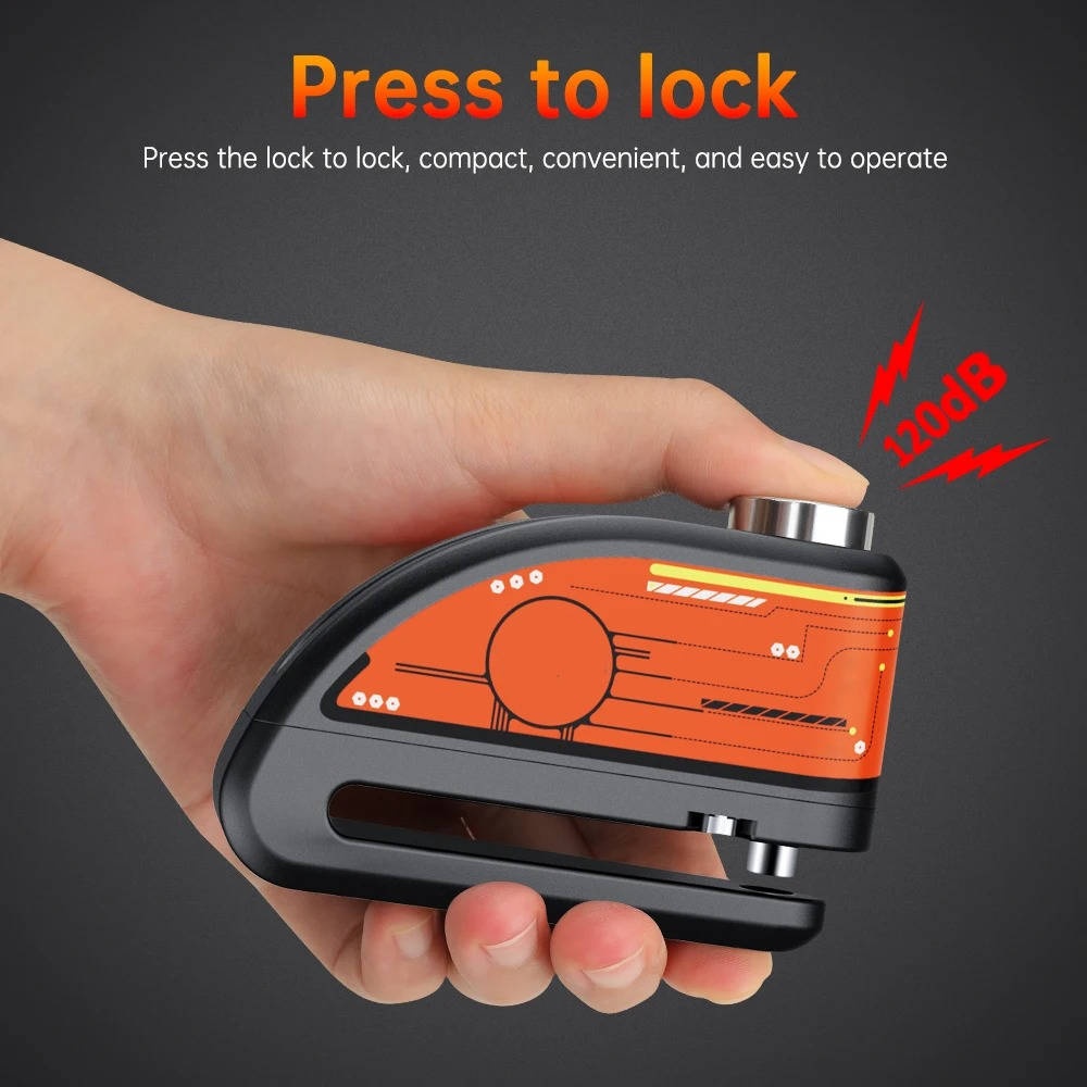 Secure Bike Disc Brake Lock Alarm