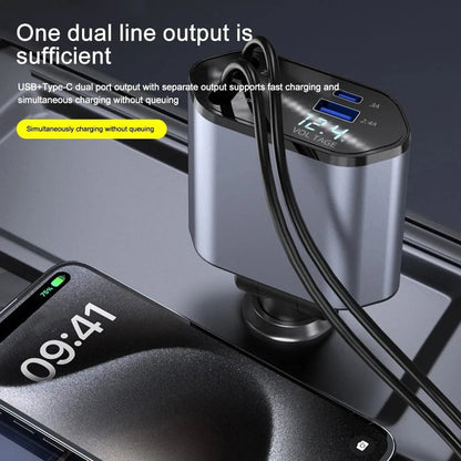 Compact 120W Car Power Adapter