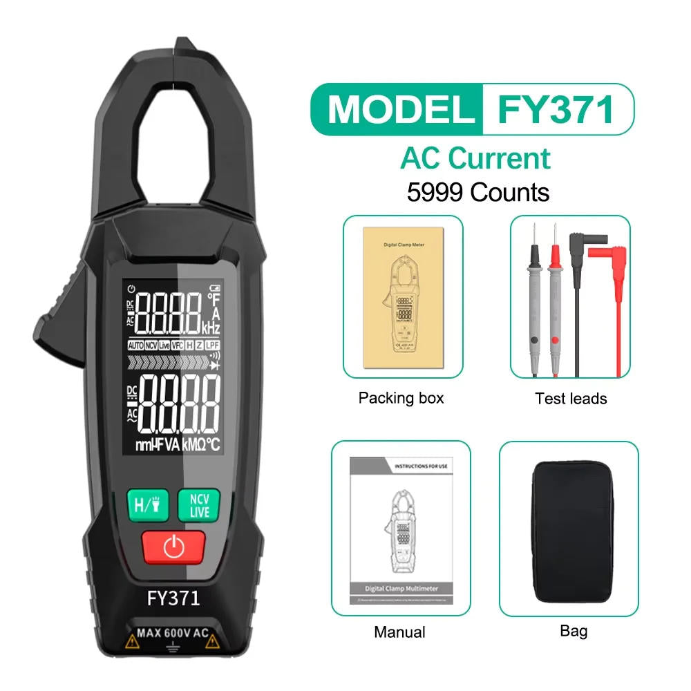 Digital AC DC Clamp Multimeter