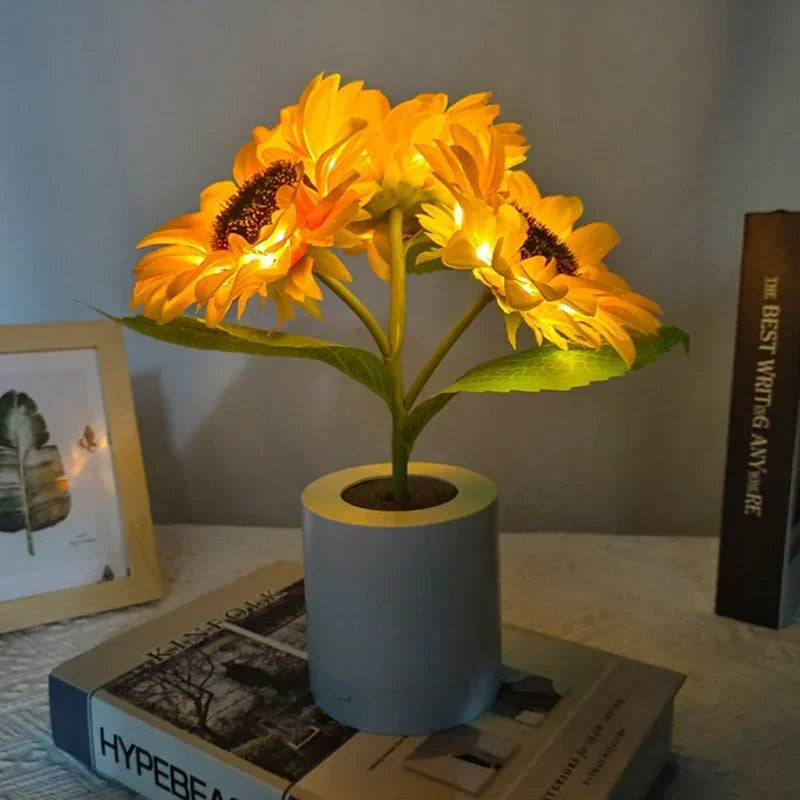 Colorful Solar Powered Bedside Lamp - Pexav