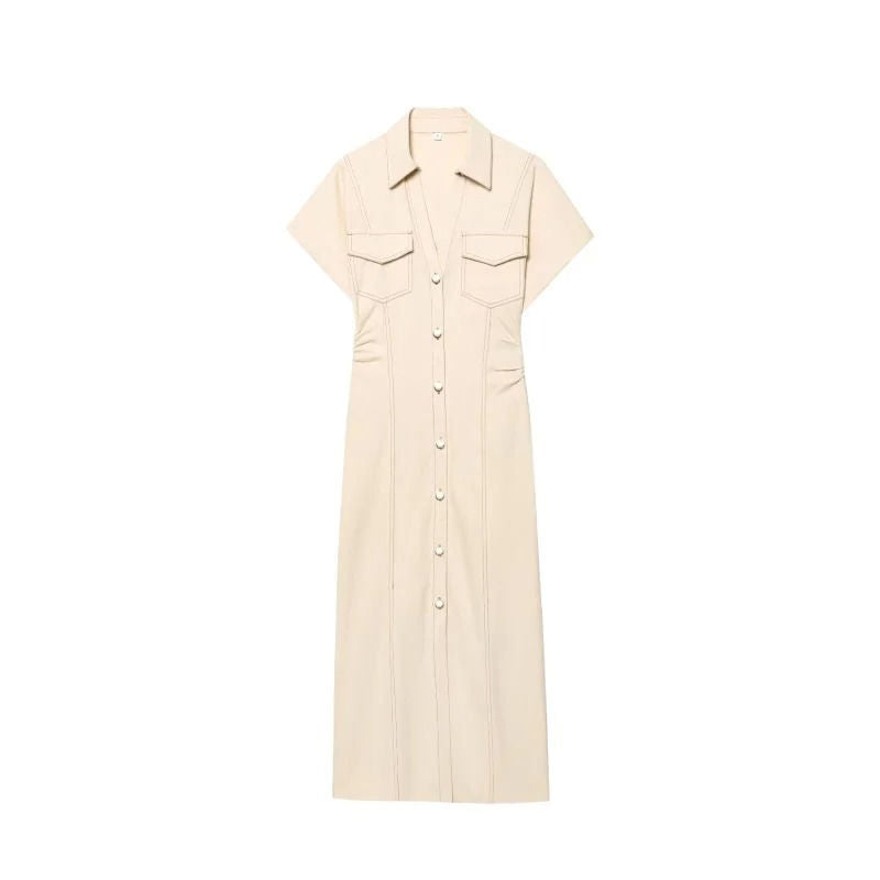 Slim Fit Blue Jeans Dress for Women