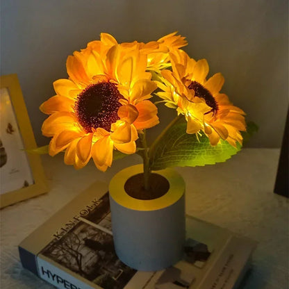 Colorful Solar Powered Bedside Lamp