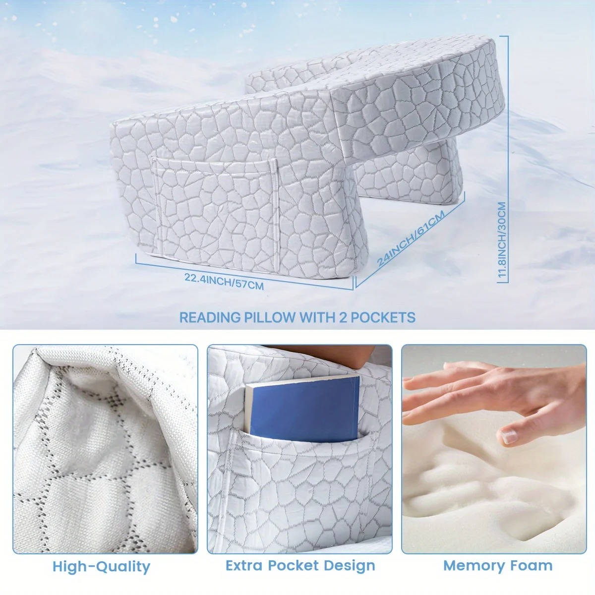 Comfortable Bed Rest Pillow