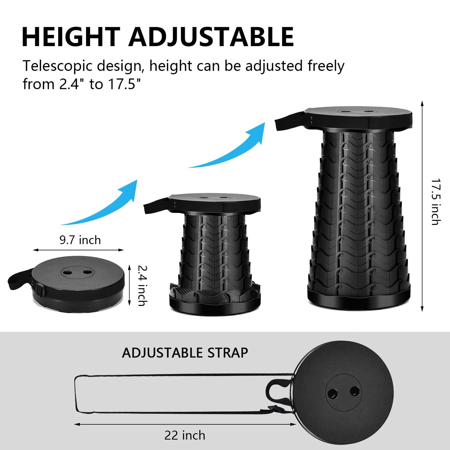 Compact Folding Camp Stool