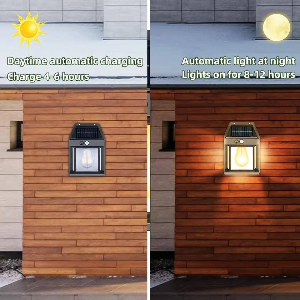 2 Pack Waterproof Outdoor Solar Lamp